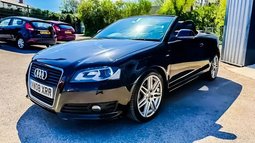 Usado Audi A3 Cabriolet S-Line 140 HP (102 kW) 2008 Preto Cabrios