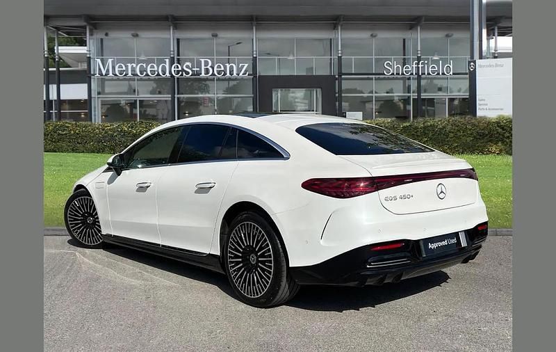 Used Mercedes EQS450+ AMG Line Premium Plus 244 kW (333 HP) 2022 White Sedan