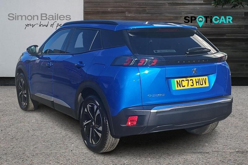 Blue Used 2024 Peugeot e-2008 Allure+ SUV | £16,940 (Fair price) - Image 1/4