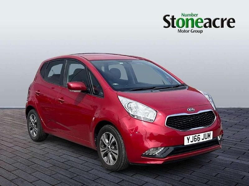 Red Used 2017 Kia Venga 3 Hatchback | £10,995 (Fair price) - Image 1/4