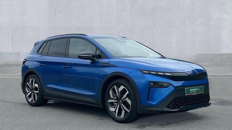 Metallic race blue Used 2025 Skoda Elroq SportLine SUV | £36,980 (A bit pricey) - Image 1/4