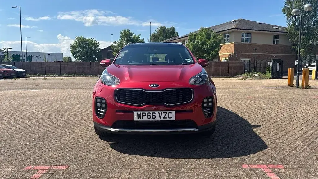 Begagnad Kia Sportage GT-Line S 2017 Röd SUV