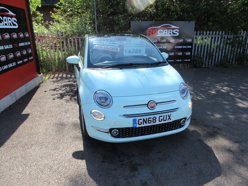 Green Used 2018 Fiat 500 Lounge Hatchback | £6,795 (Fair price) - Image 1/4