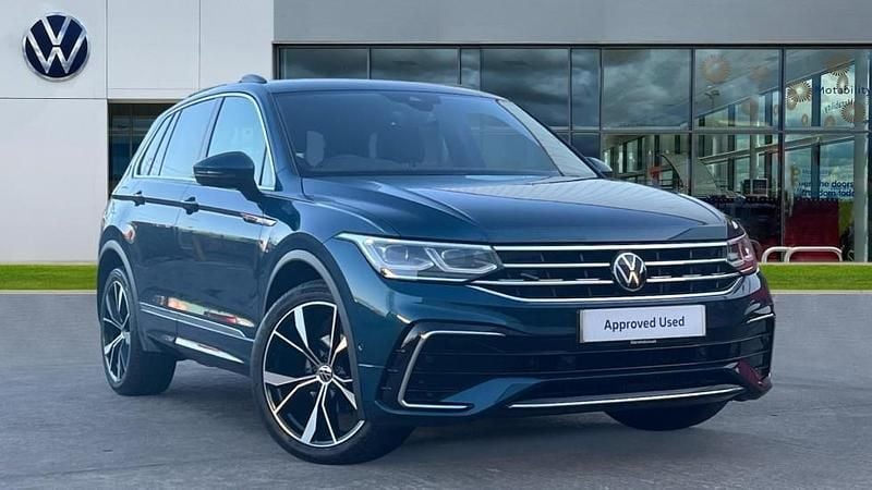 Blue Used 2023 VW Tiguan R-line SUV | £25,708 (Fair price) - Image 1/4