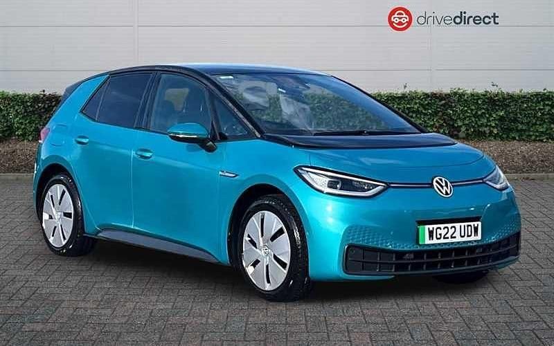 Used VW ID.3 Pro Performance 150 kW (204 HP) 2022 Turquoise Hatchback
