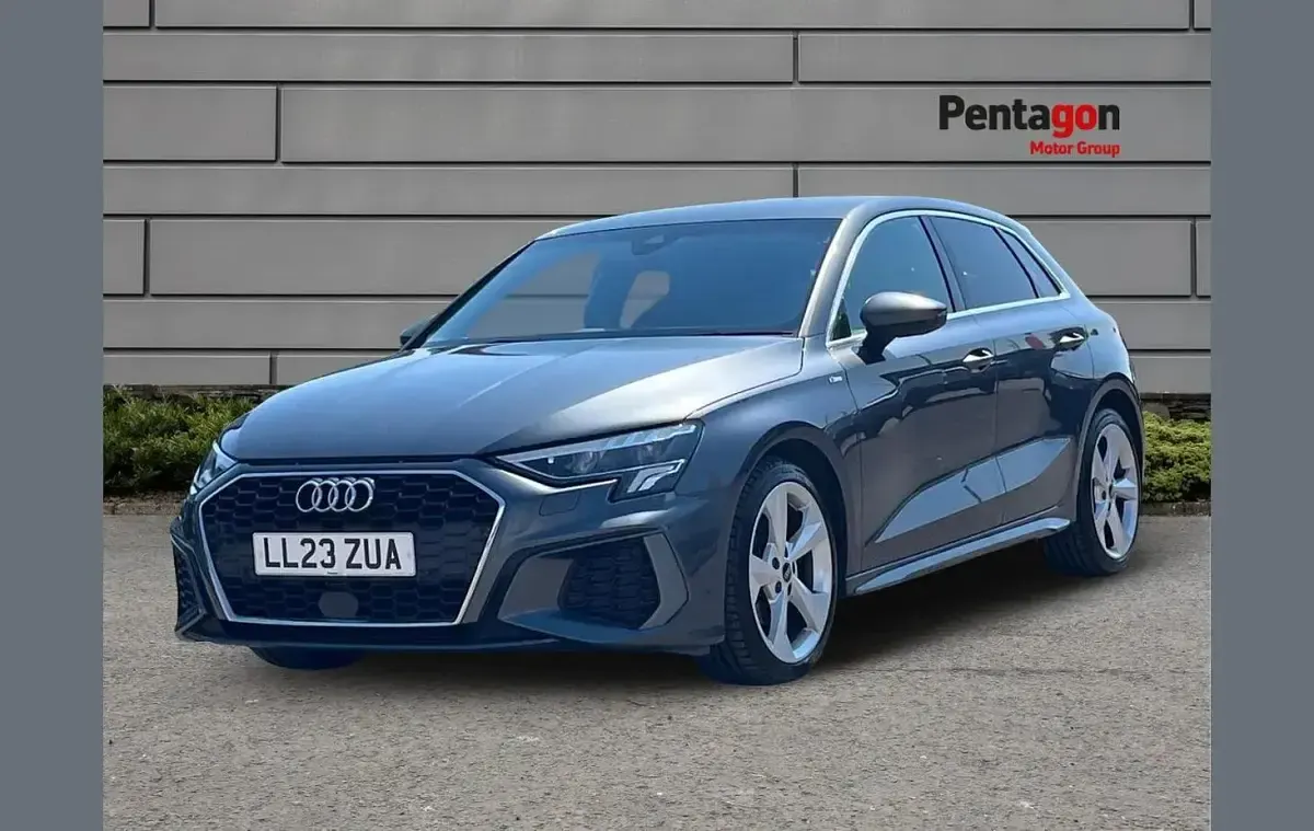 Used Audi A3 S-Line 108 HP (79 kW) 2023 Grey Sedan