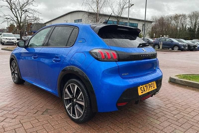 Used Peugeot 208 GTi 130 HP (95 kW) 2021 Blue Hatchback
