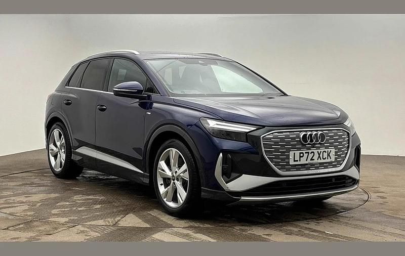 Used Audi Q4 e-tron S-Line 150 kW (204 HP) 2023 Blue SUV
