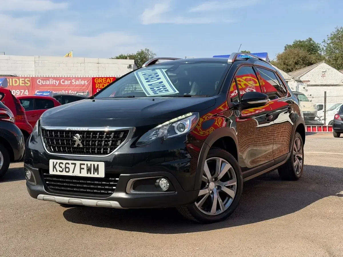 Used Peugeot 2008 Allure 97 HP (71 kW) 2017 Black SUV