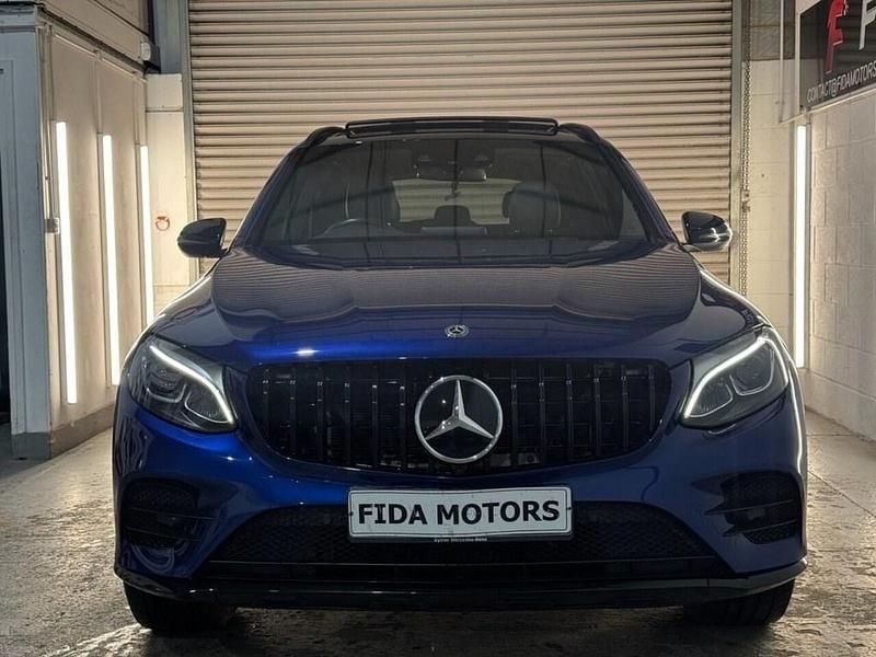 Used Mercedes GLC250 AMG line 211 HP (155 kW) 2018 Blue SUV