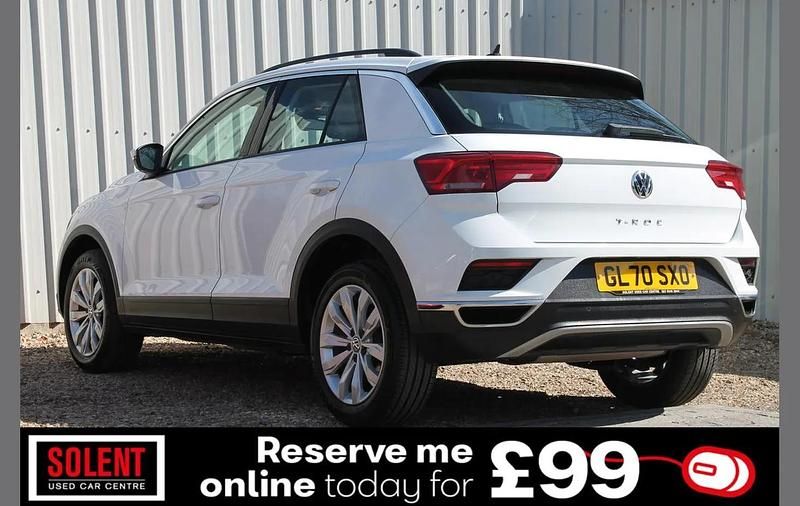 Begagnad VW T-Roc SE 113 HK (83 kW) 2020 Vit SUV