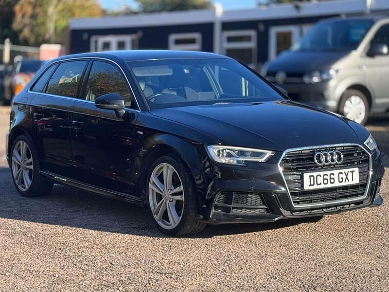 Used Audi A3 S-Line 2017 Black Hatchback