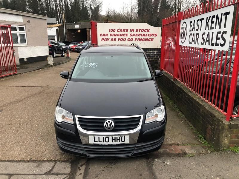 Used VW Touran S 105 HP (77 kW) 2010 Black MPV