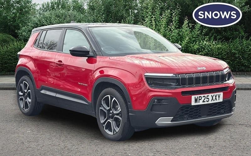 Used Jeep Avenger Summit 101 HP (74 kW) 2025 Red SUV