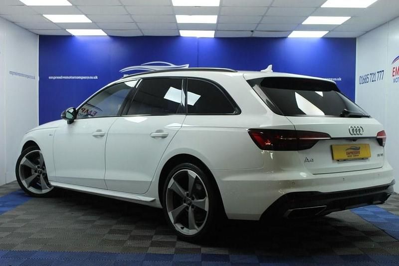 Used Audi A4 Black Edition 163 HP (119 kW) 2020 White Estate