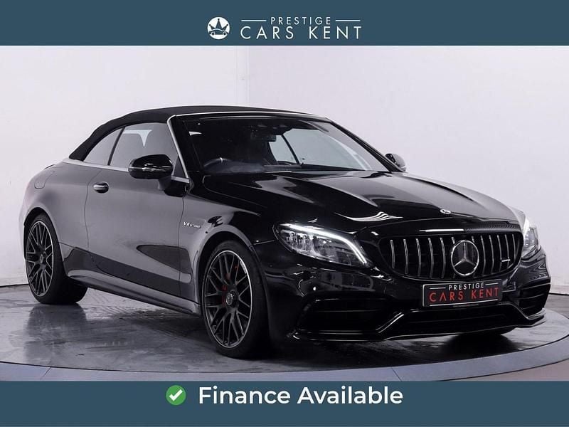 Black Used 2022 Mercedes C63 AMG Premium Plus Cabriolet | £55,800 (Expensive) - Image 1/4