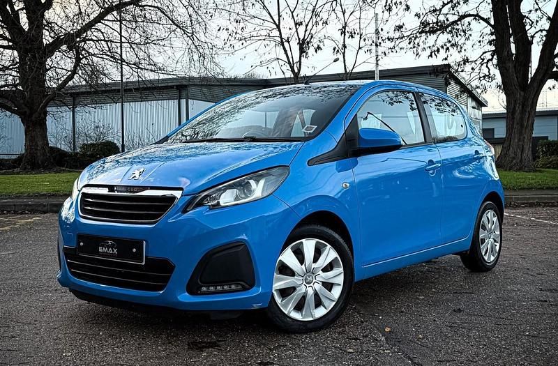 Used Peugeot 108 Active 68 HP (50 kW) 2015 Blue Hatchback