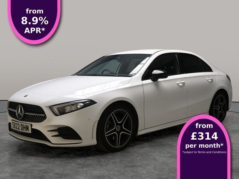 White Used 2022 Mercedes A180 Executive Sedan | £21,317 (Fair price) - Image 1/3