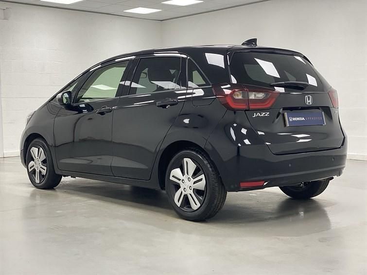 Begagnad Honda Jazz Hybrid 2022 Svart Halvkombi