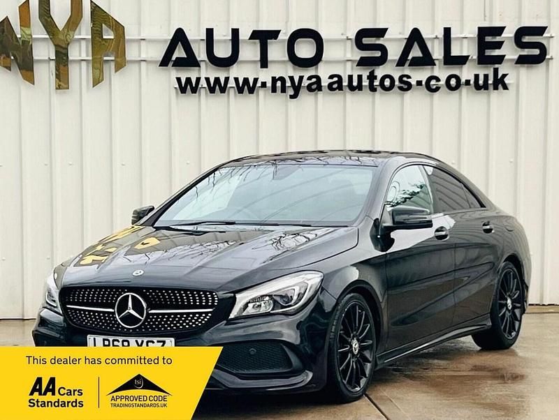 Used Mercedes CLA220 AMG line 2018 Black Sedan