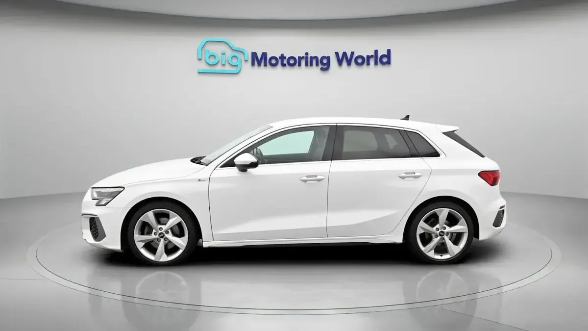 Used Audi A3 Sportback S-Line 2021 White Hatchback