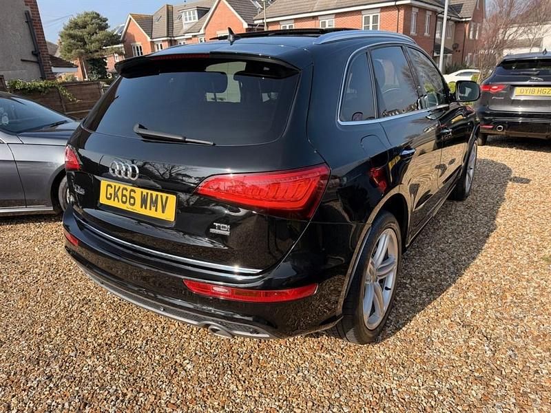 Used Audi Q5 S-line plus 258 HP (189 kW) 2016 Black with black leather trim SUV