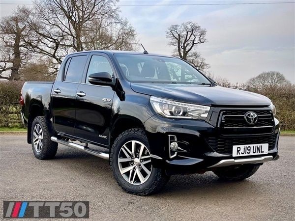 Black Used 2019 Toyota HiLux Pickup | £19,188 (Expensive) - Image 1/1
