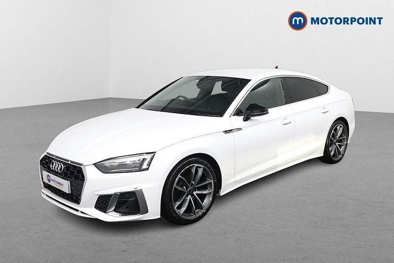Used Audi A5 S-Line 190 HP (139 kW) 2023 White Hatchback