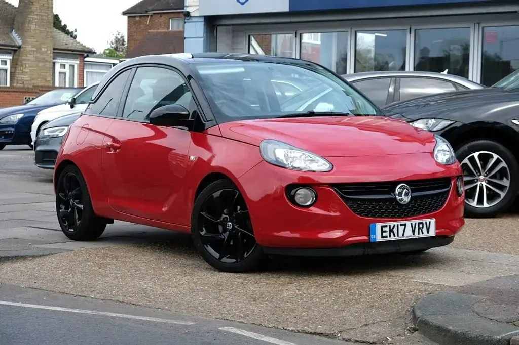 Used Vauxhall Adam 70 HP (51 kW) 2017 Red Hatchback