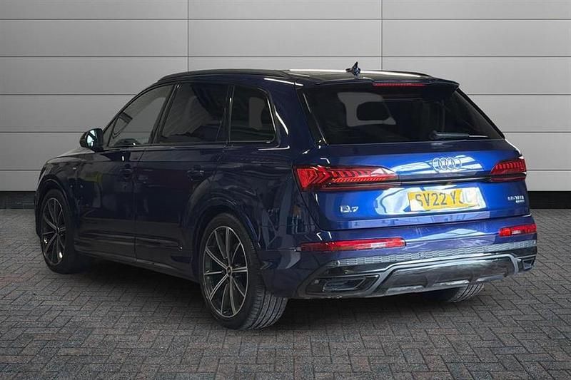 Used Audi Q7 Black Edition 340 HP (250 kW) 2022 Blue SUV