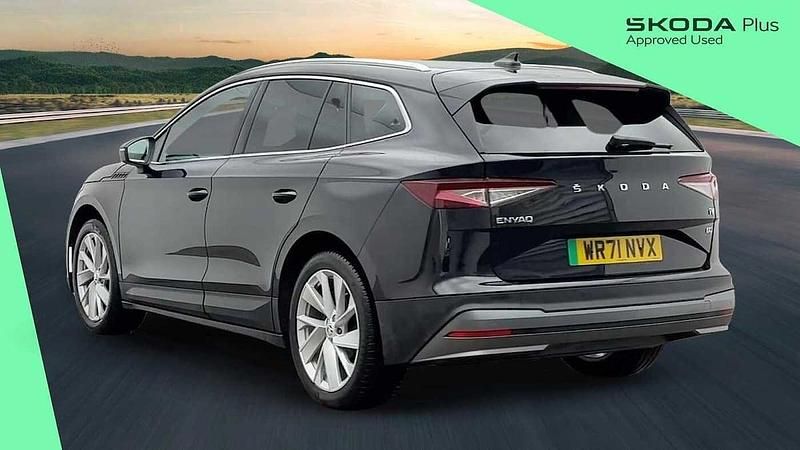 Used Skoda Enyaq iV 97 kW (132 HP) 2021 Black magic pearl effect SUV