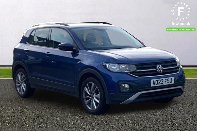 Blue Used 2023 VW T-Cross SE SUV | £16,599 (Fair price) - Image 1/3