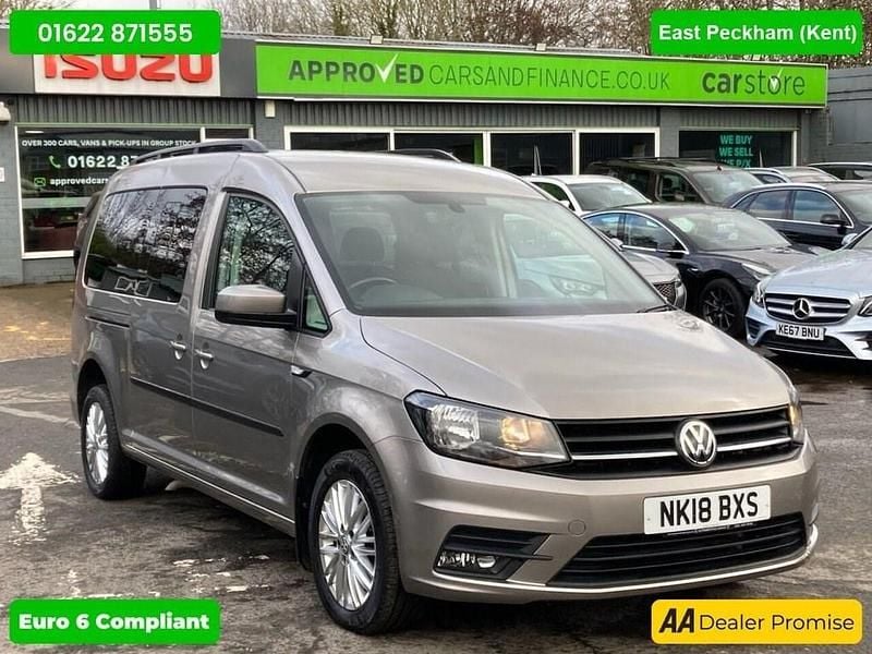 Beige Used 2018 VW Caddy Maxi Life Life MPV | £14,999 (Good price) - Image 1/4