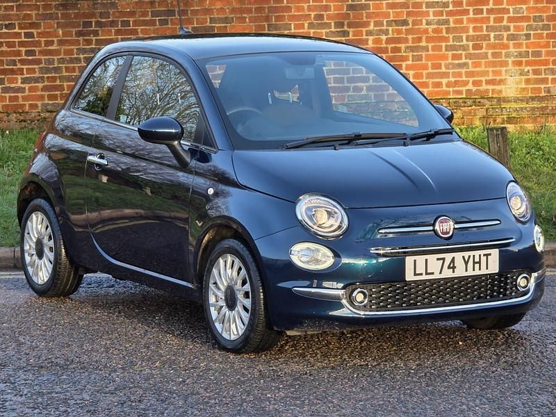 Blue Used 2024 Fiat 500 Hatchback | £11,749 (Fair price) - Image 1/4