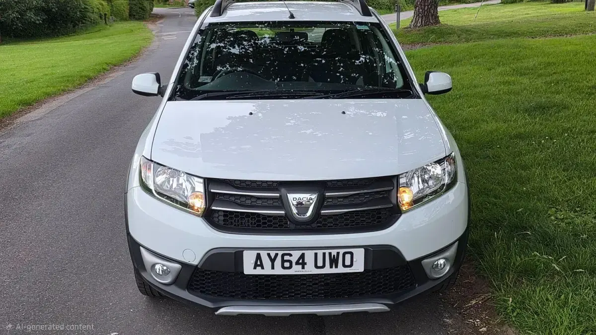 Used Dacia Sandero Lauréate 90 HP (66 kW) 2014 White Hatchback