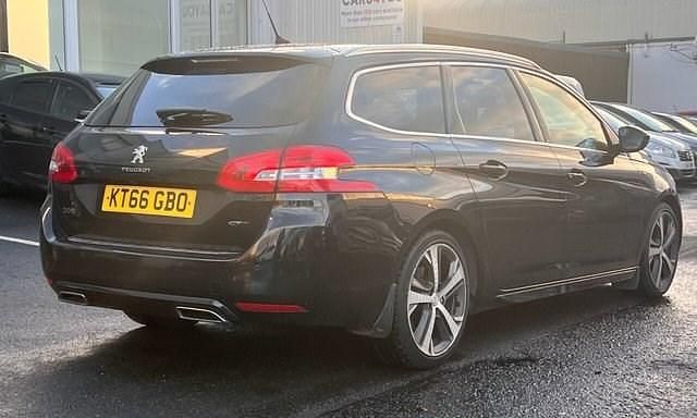 Used Peugeot 308 SW GT 180 HP (132 kW) 2017 Black Estate