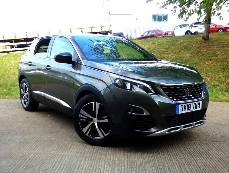 Grey Used 2018 Peugeot 3008 GT-line Hatchback | £11,900 (Fair price) - Image 1/3
