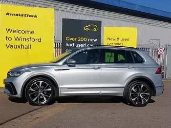 Begagnad VW Tiguan R-line 150 HK (110 kW) 2021 Silver SUV
