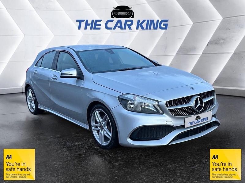 Silver Used 2018 Mercedes A180 AMG line Hatchback | £9,080 (Good price) - Image 1/4