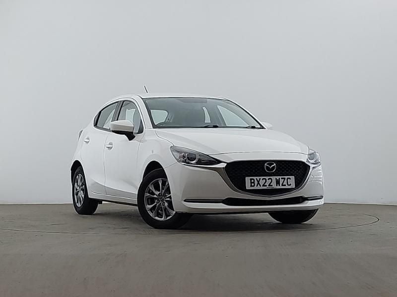 White Used 2022 Mazda 2 Hatchback | £11,998 (Good price) - Image 1/4