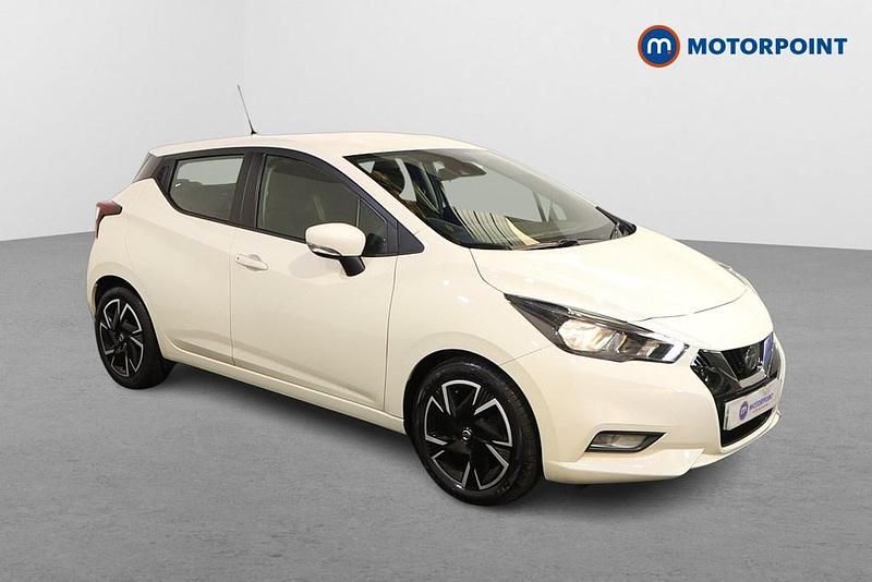 Used Nissan Micra Acenta 2023 White Hatchback