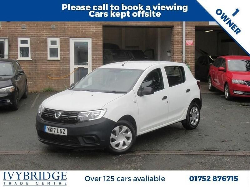 White Used 2017 Dacia Sandero Acces Hatchback | £2,995 (Good price) - Image 1/2
