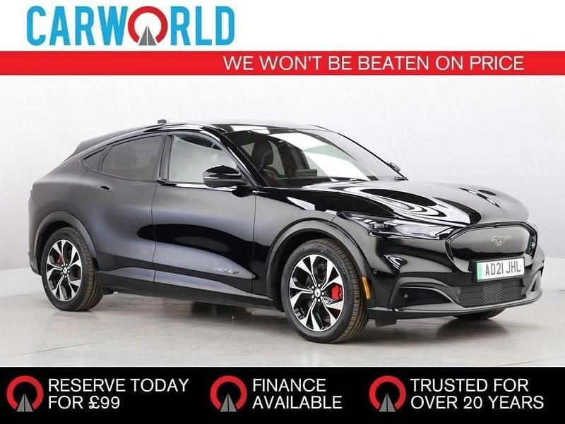 Black Used 2021 Ford Mustang Mach-E Extended Range SUV | £19,990 (Good price) - Image 1/3