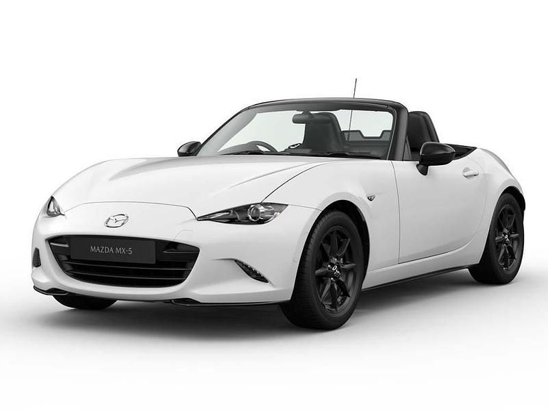 Arctic white solid New 2025 Mazda MX5 Prime-Line Cabriolet | £27,755 (Fair price) - Image 1/4