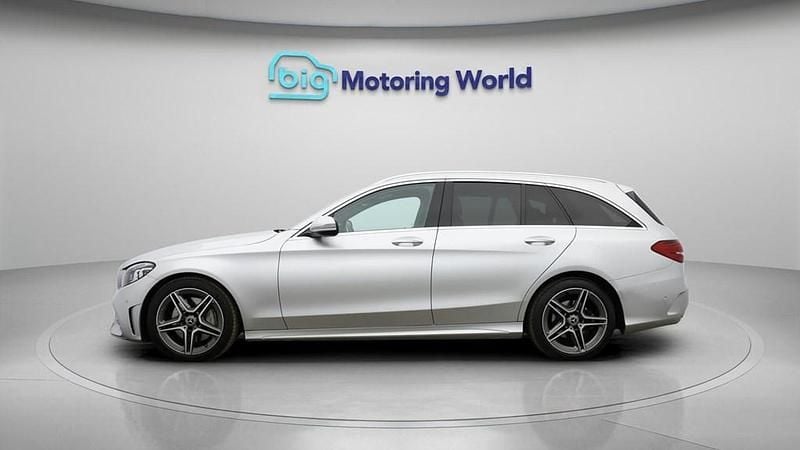 Used Mercedes C300 AMG line 258 HP (189 kW) 2020 Silver Estate