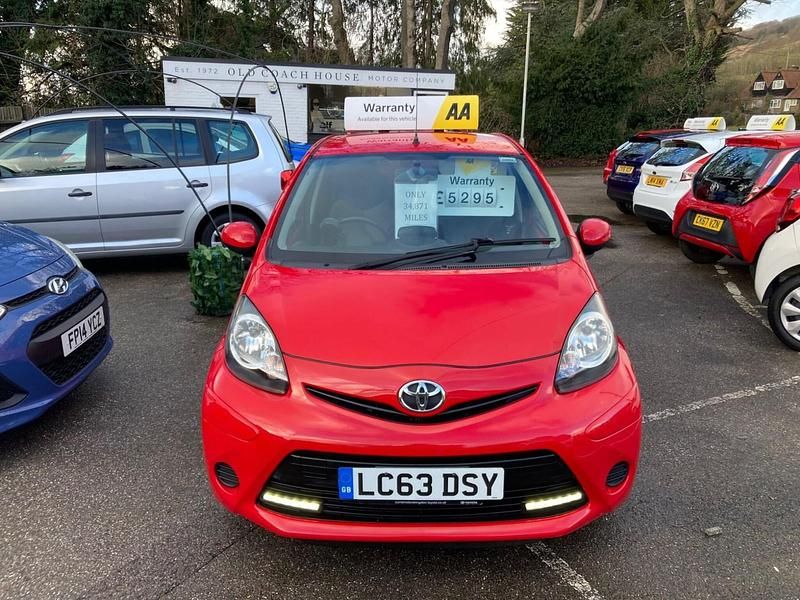 Used Toyota Aygo Style 2014 Red Hatchback