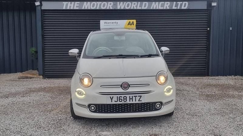 Used Fiat 500 Collezione 69 HP (50 kW) 2018 White Hatchback