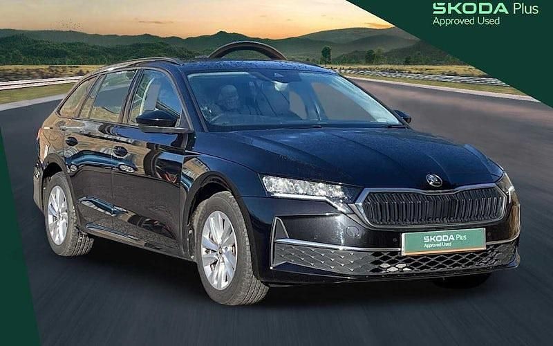 Black Used 2024 Skoda Octavia SE Technology Estate | £19,600 (Fair price) - Image 1/4