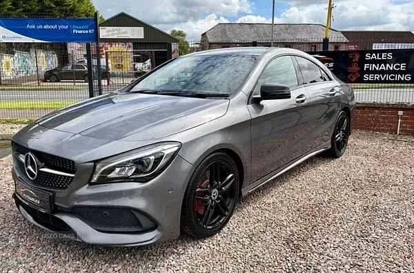Used Mercedes CLA220 AMG line 177 HP (130 kW) 2017 Grey Sedan