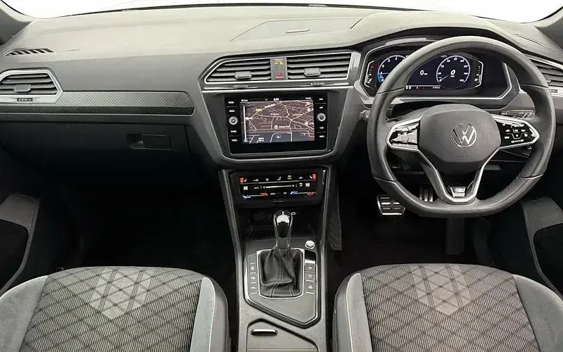 Used VW Tiguan R-line 150 HP (110 kW) 2021 Black SUV